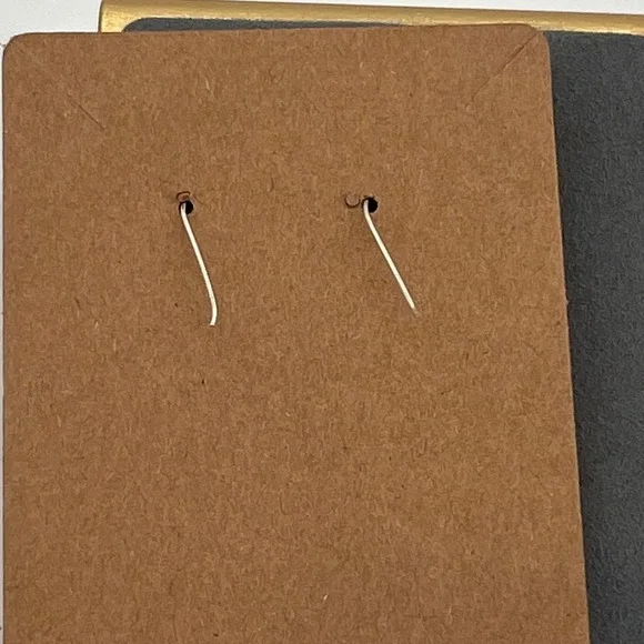 Feather Earrings Sterling Silver 925 Dangle Hook Bohemian Tribal Nature Delicate - Picture 4 of 4